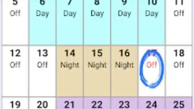 Shift Schedule screenshot 4