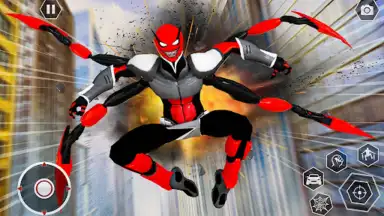 Black Spider Rope Superhero screenshot 3