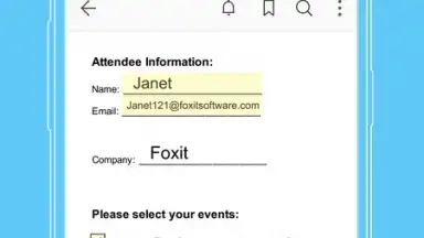Foxit PDF screenshot 1