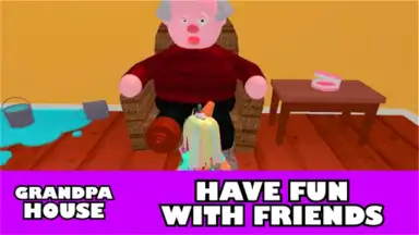 Grandpa house horror in roblox screenshot 2