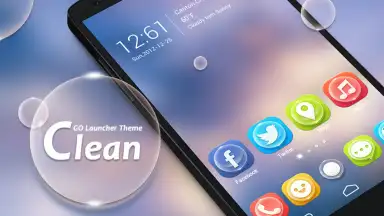 Clean GO Launcher Theme screenshot 1