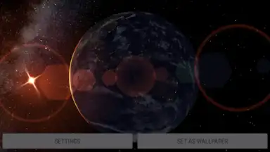 Earth Planet 3D live wallpaper screenshot 4