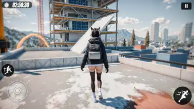 Going Up Jump Parkour Rooftop screenshot 3