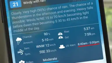 Weatherzone screenshot 3
