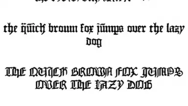 Gothic Fonts 50 screenshot 7