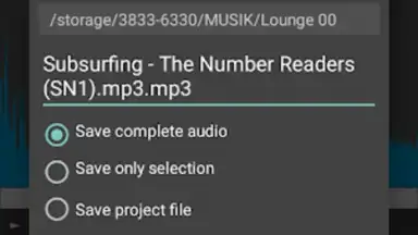 mp3DirectCut screenshot 2