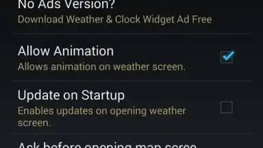 Weather & Clock Widget Android screenshot 4