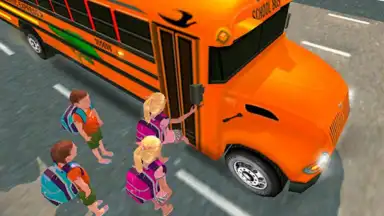 School Bus Driving Games 3D screenshot 4