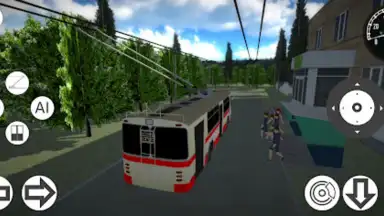 Micro-Trolleybus Simulator screenshot 3