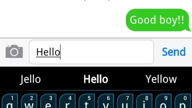Emoji Keyboard+ Blue theme screenshot 2