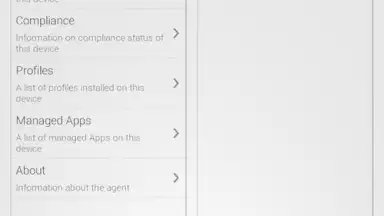 AirWatch Agent screenshot 3