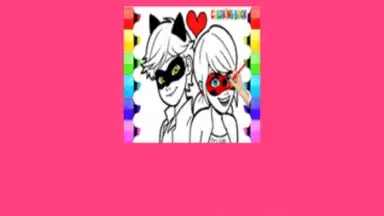 Coloring Ladybug & Blackcat screenshot 7