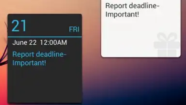 GO Calendar Widget screenshot 2