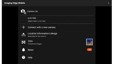 Imaging Edge Mobile screenshot 1