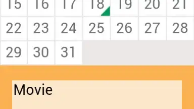 Calendar Monthly screenshot 1