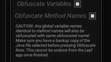 Leaf Pro Java Obfuscator screenshot 6