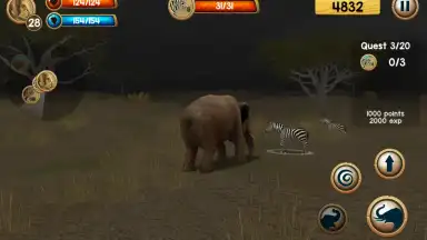 Wild Elephant Sim 3D screenshot 1