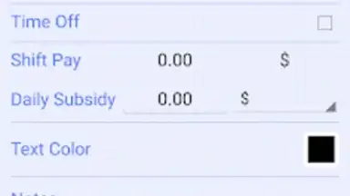 Shift Schedule screenshot 2