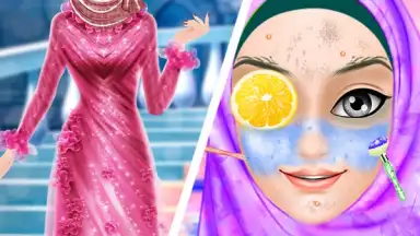 Hijab Girl Salon- Muslim Fashion Princess Makeover screenshot 4
