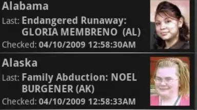 Amber Alert screenshot 2