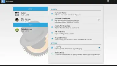 Superuser (for Android 4) screenshot 8