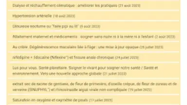 Application Prescrire screenshot 20