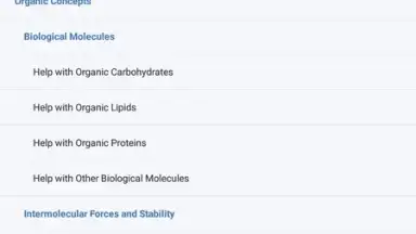 Organic Chemistry screenshot 4