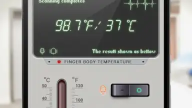 Температура тела Термометр screenshot 2