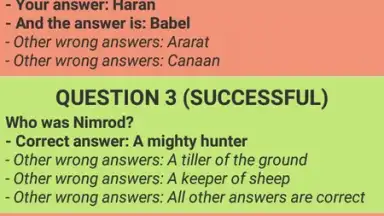The bible quiz game screenshot 9