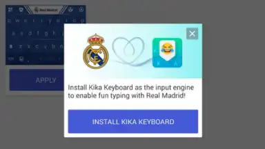 Real Madrid Kika Keyboard screenshot 4