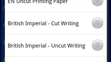 Paper Formats screenshot 3