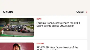 Official F1 ® App screenshot 3