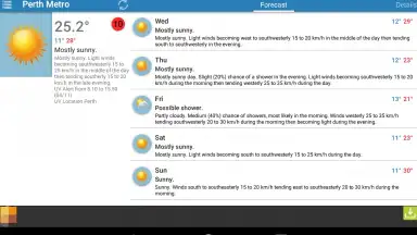 Au Weather Free screenshot 3