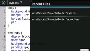 WebMaster's HTML Editor Lite screenshot 4