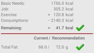 Calories! screenshot 7
