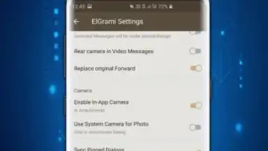 ElGrami Advanced Unofficial Telegram With Proxy screenshot 1