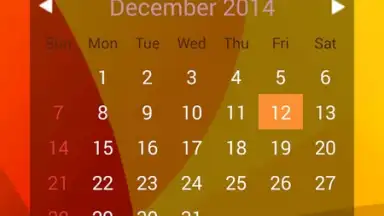 Month Calendar Widget screenshot 5