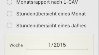 Arbeitszeiterfassung screenshot 1