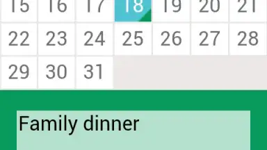 Calendar Monthly screenshot 2