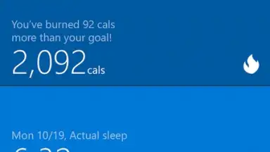 Microsoft Health screenshot 7