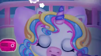 Newborn unicorn care game screenshot 2