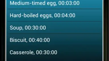 Kitchen timer screenshot 5