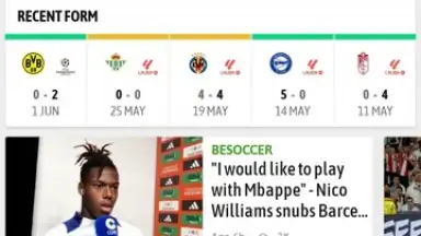 BeSoccer screenshot 10