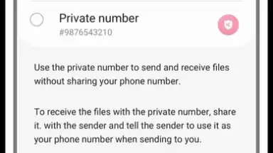 Samsung Private Share screenshot 3