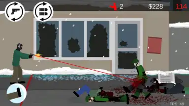 Flat Zombies: Cleanup and Defense screenshot 11