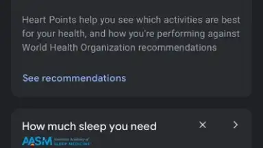 Google Fit screenshot 3