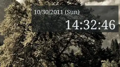 Seconds Clock Widget screenshot 4