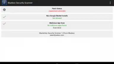 Bluebox Security Scanner screenshot 1