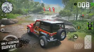 offroad SUV jeep 4x4 driving screenshot 2