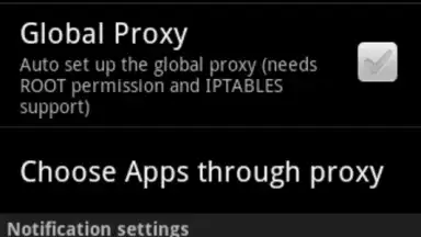 ProxyDroid screenshot 1